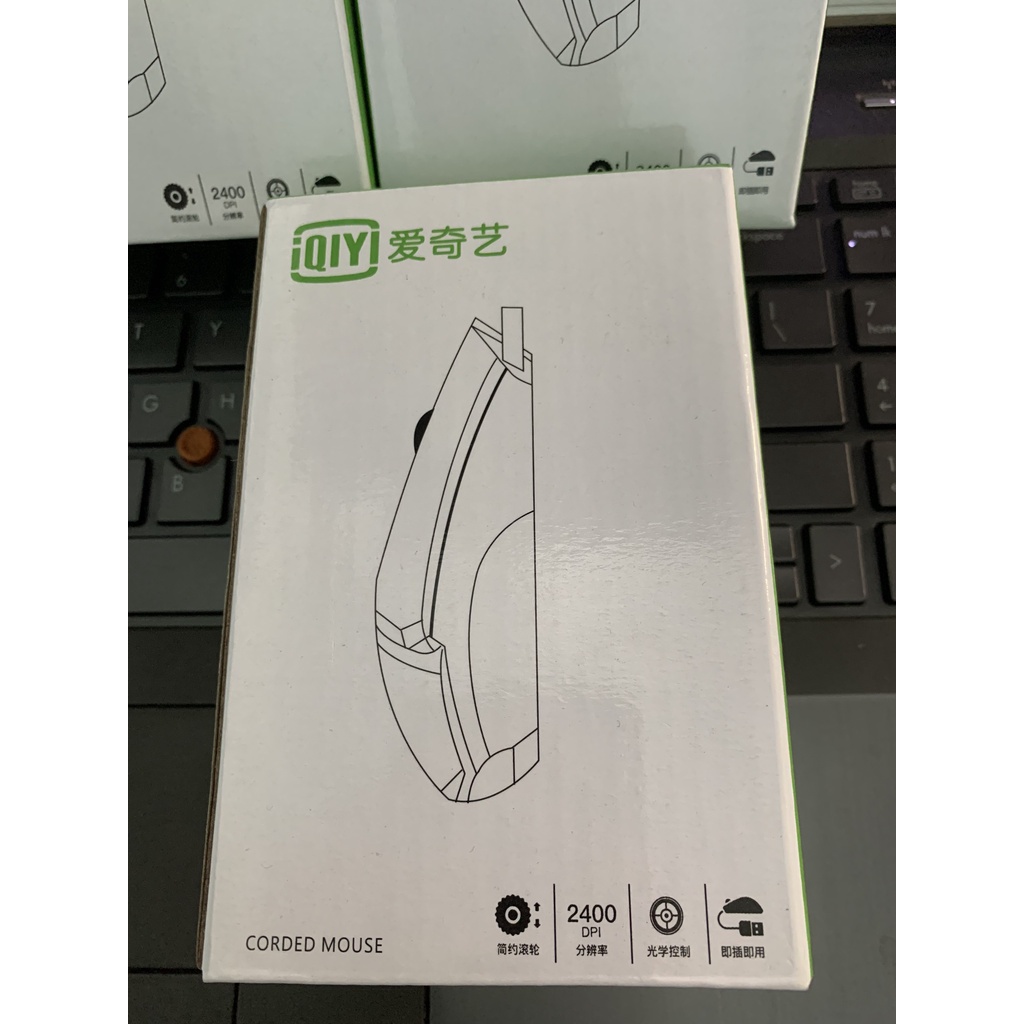 Chuột có dây QIY i8 - Click siêu nhạy, siêu bền, cầm chắc tay