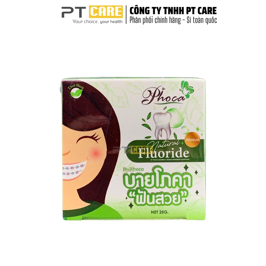 PT CARE | Kem Đánh Răng Thảo Mọc By Phoca Thái Lan Dành Cho Người Niềng Răng Chỉnh Nha Trắng Răng