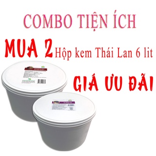 COMBO 2 HỘP KEM KÝ THÁI LAN 6 LIT MÙI VỊ TỰ CHỌN