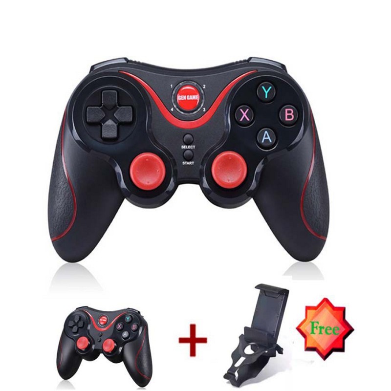 Tay Cầm Chơi Game X3 Và V13 Có Bluetooth Cho Smartphone, PC, Laptop, Android, IOS, Windows Có Giá Kẹp Điện Thoại