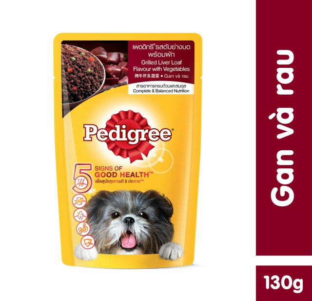 Súp chó Pedigree 130gr cho chó