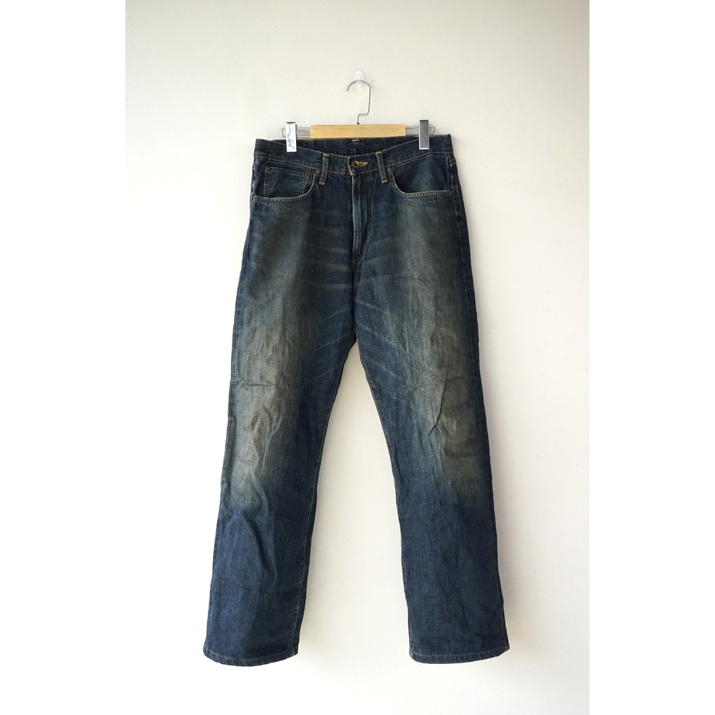 Quần Jean Edwin 505 selvedge (lai biên cam) 2hand