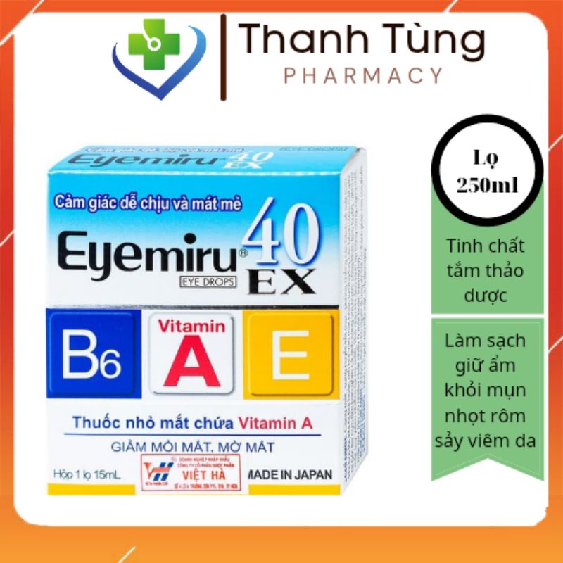 Nước nhỏ mắt eyemiru 40EX nhật bản date 2023