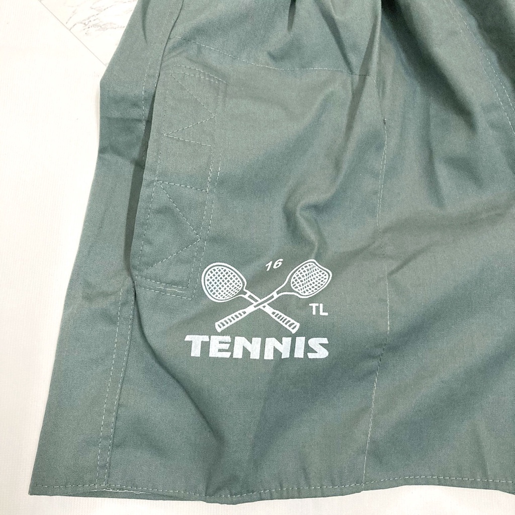 Quần đùi nam từ 48-65kg - ĐÁY NEM - vải kate dày mềm - Quần short nam in cây vợt - NEMVOT