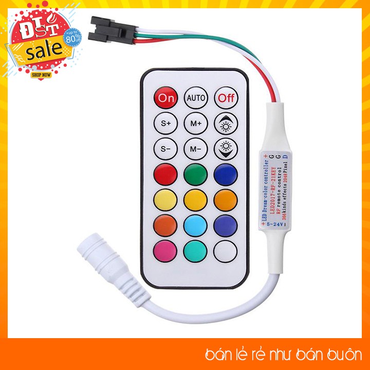 Điều khiển remote Controller RF cho led RGB WS2811 WS2812 WS2812B