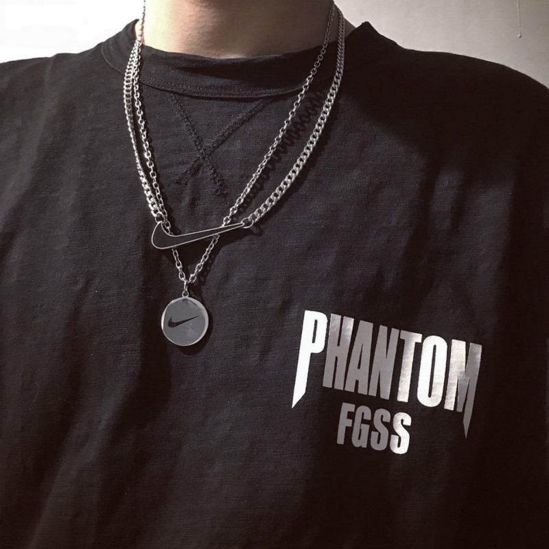 Dây chuyền phối mặt phong cách hiphop thời trang