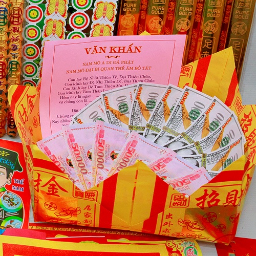 TRỌN BỘ GIẤY CÚNG ĐẦY THÁNG - THÔI NÔI CHO BÉ TRAI , BÉ GÁI