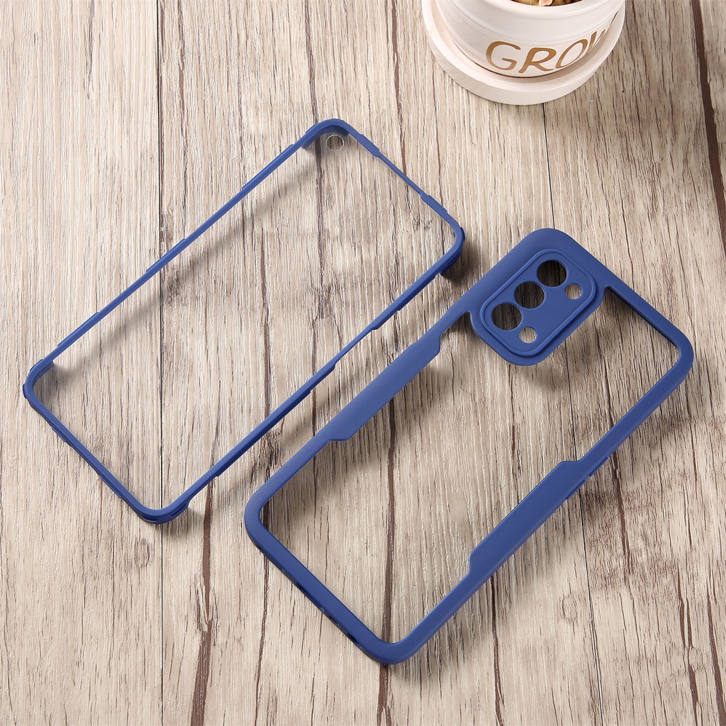 Ốp Điện Thoại Mềm Trong Suốt Bảo Vệ Toàn Diện 360 Độ Cho OPPO A16 A15 A15S A54 A53 A33 A9 A5 2020 A52 A92 A72