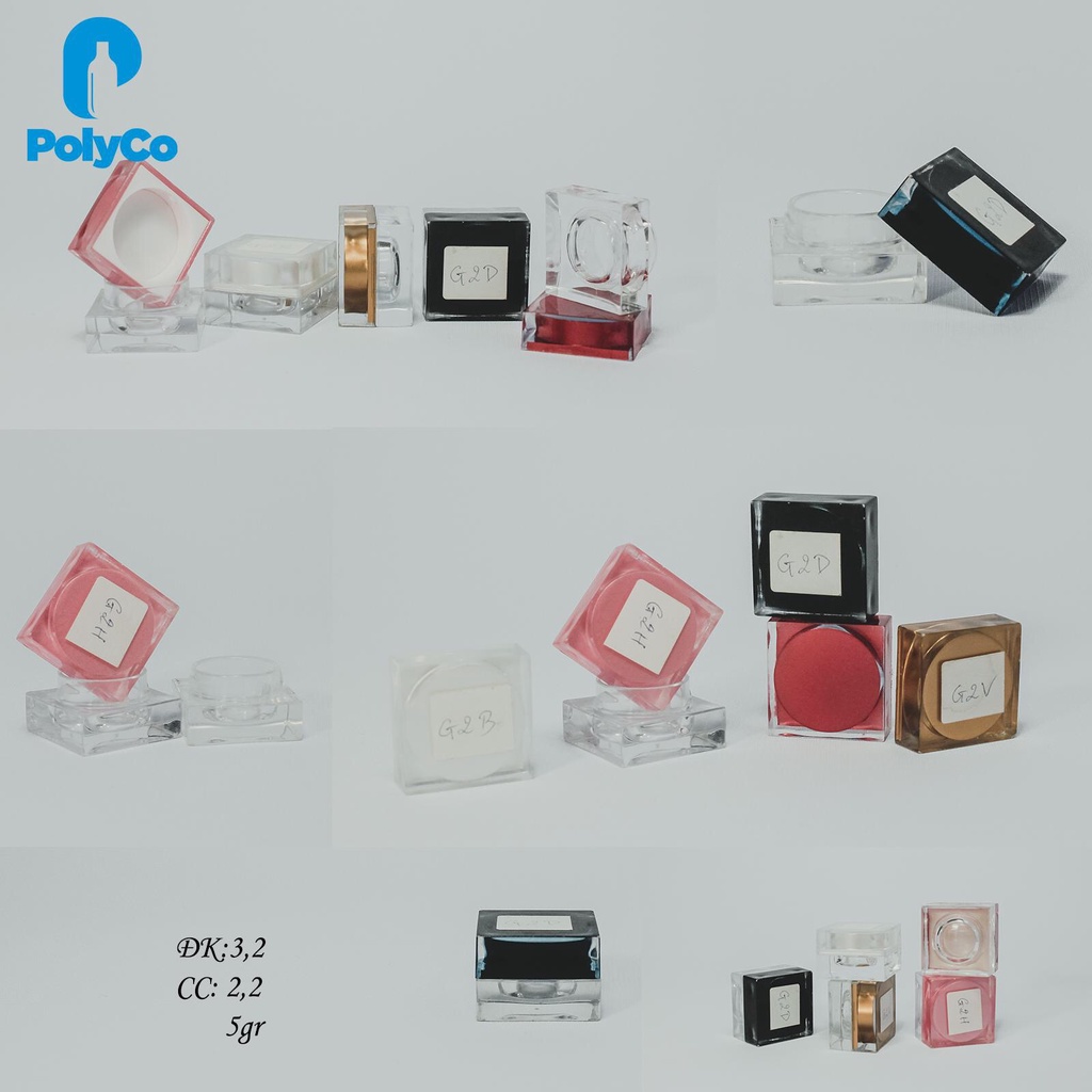 Combo 50 hũ chiết kem mini 5gr