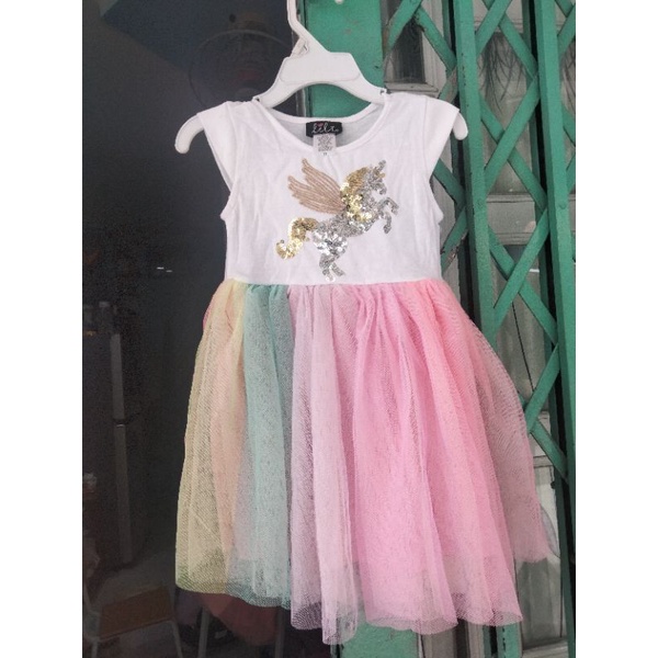 Đầm bé gái Tqxk Pink Violet,Zunnie lilt