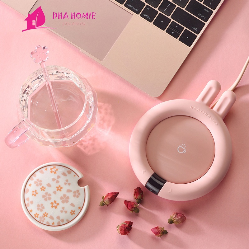 Đế Hâm Nóng Đồ Uống Cảm Ứng Thông Minh, Máy Làm Nóng Sữa Hiệu Quả Nhanh Chóng Dễ Dàng Mang Theo - DHA HOMIE