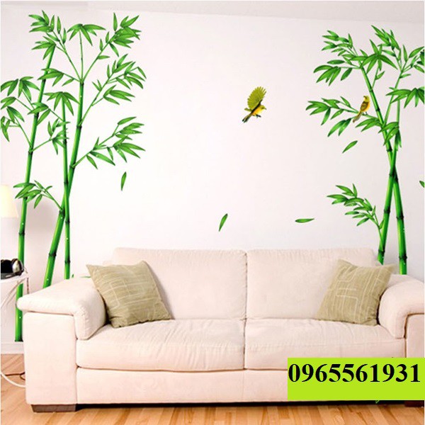 Decal dán tường cây trúc DLX0779C