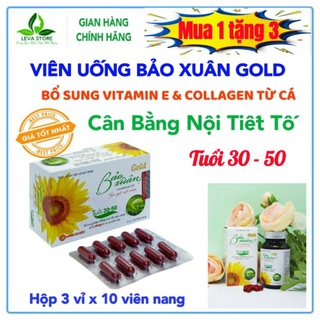  ✔️️️ Hàng Chính Hãng  Viên Uống Bảo Xuân Gold Nam Dược  30-50 Tuổi  Cân Bằng Nội Tiết 30 Viên 