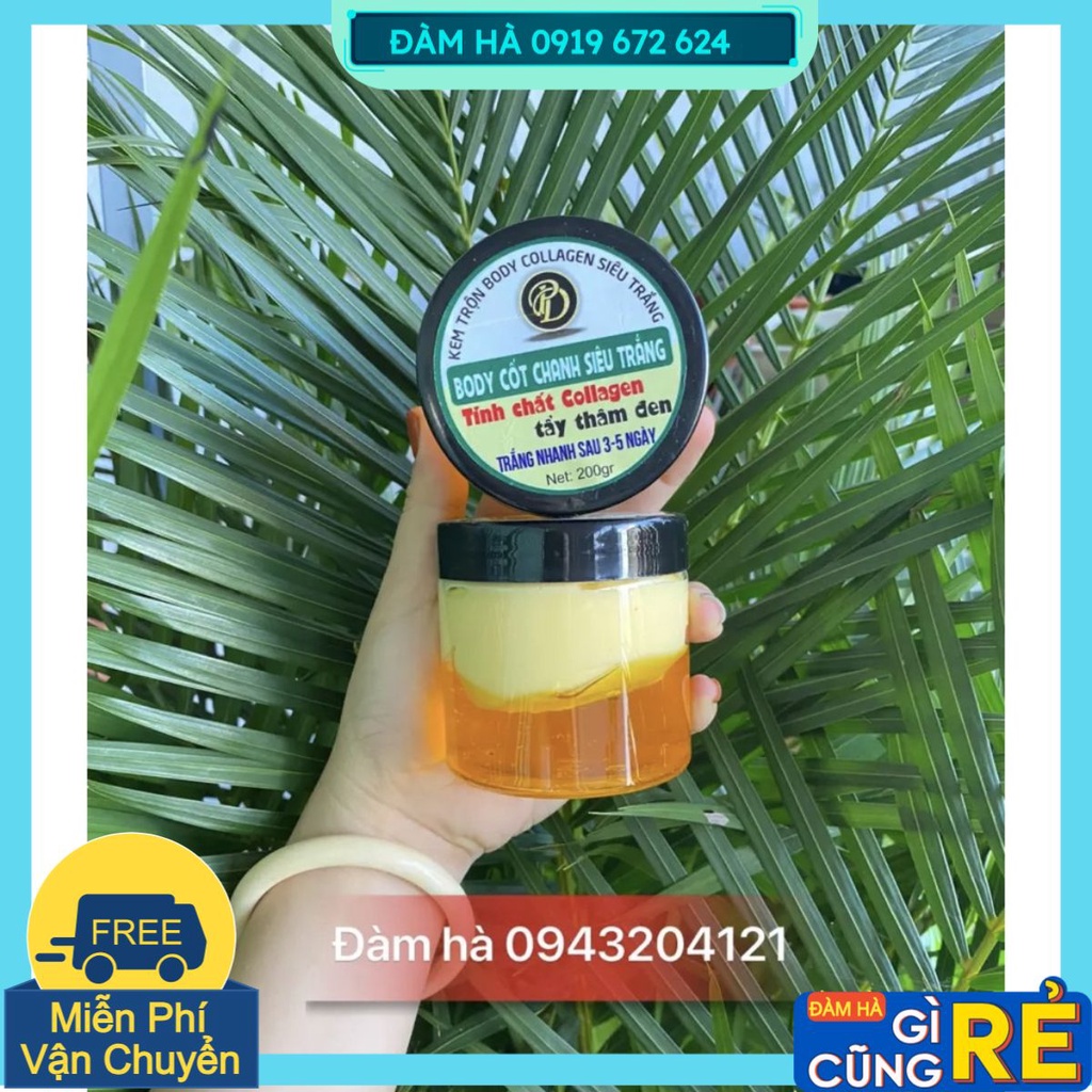 Body cốt ủ siêu trắng Thái 250gram