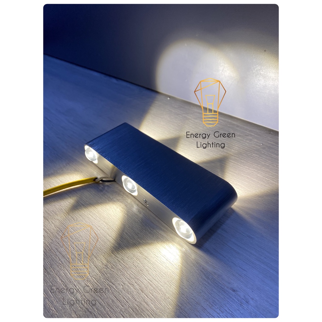 Đèn Hắt Tường Energy Green Lighting 2 Đầu Chiếu Sáng DT-168 6w - DT-169 8w Ánh Sáng Trắng/Vàng