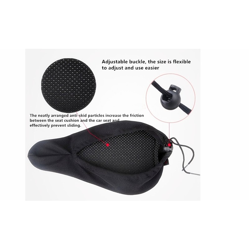 Vỏ bọc yên xe đạp bằng gel silicon mềm mại thoáng khí