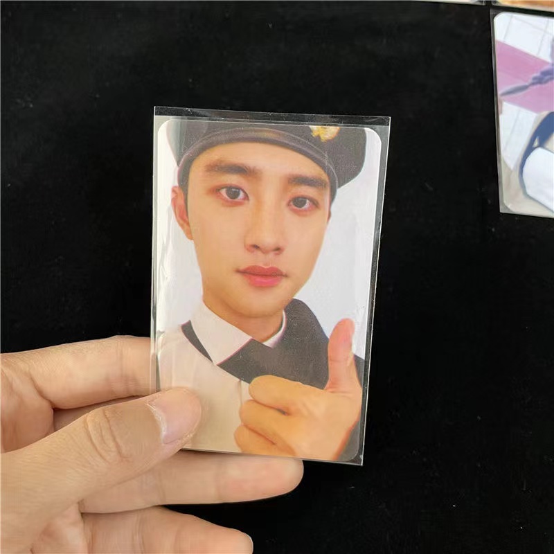 Set 50 Vỏ Bọc Thẻ Trong Suốt Bảo Vệ Thẻ Ảnh Mini 3inch