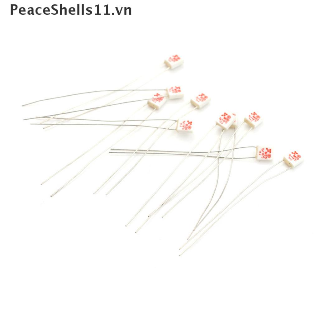 [PeaceShells11] 10 Chiếc Mới M20 TF 115°C Cầu Chì Nhiệt 250V 2A 0 0 0 0 0