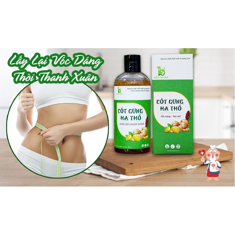 [Bảo Nhiên] Cốt Gừng Thảo Dược Tan Mỡ - Tan Mỡ Giảm Đau Sau Sinh - 330ml