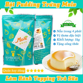 BỘT PLAN TRỨNG MOLE (Gói 1KG) - Pudding Quen Thuộc Cho Món Trà Sữa