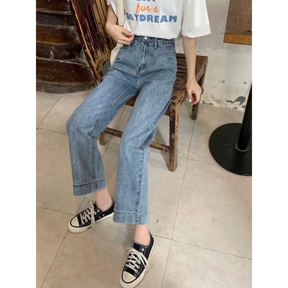 [ HÌNH THẬT CUỐI !!! ] QUẦN JEAN ỐNG RỘNG NỮ CAO CẤP NITI LAI CAO CỰC HOT-NL12309