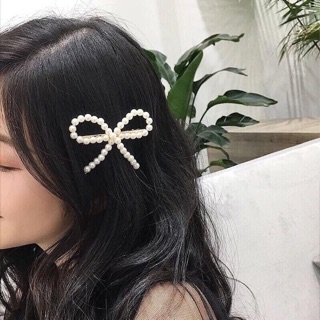 Kẹp tóc, cặp tóc hình nơ tiểu thư