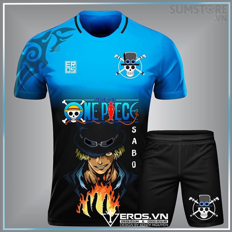 Áo Bóng Đá One Piece Sapo Xanh - Bộ Quần Áo Bóng Đá Nam Nữ Mới Nhất