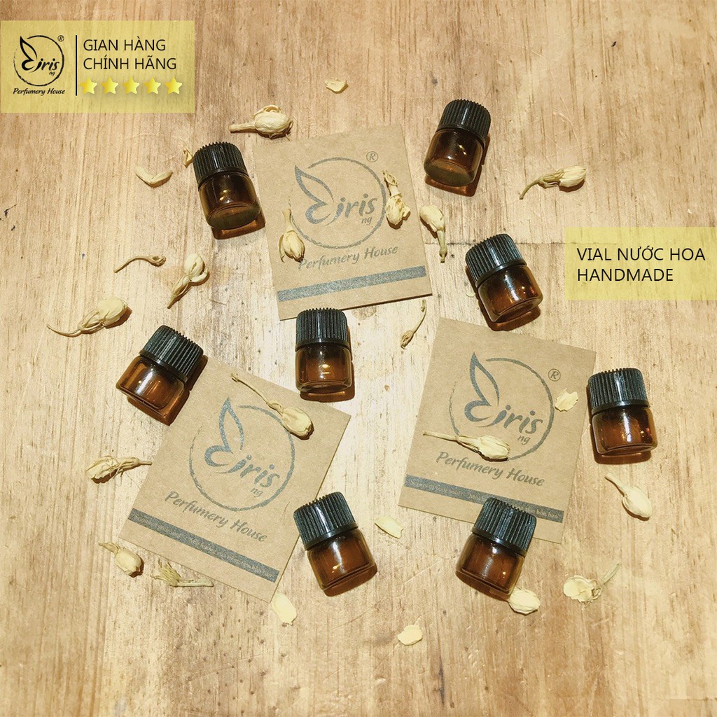 Vial Nước Hoa, Mẫu Thử Nước Hoa Handmade IRIS PERFUME, Mùi SÀI GÒN SOULMATE, Tông Ấm Hậu Ngọt, Unisex Thiên Nam