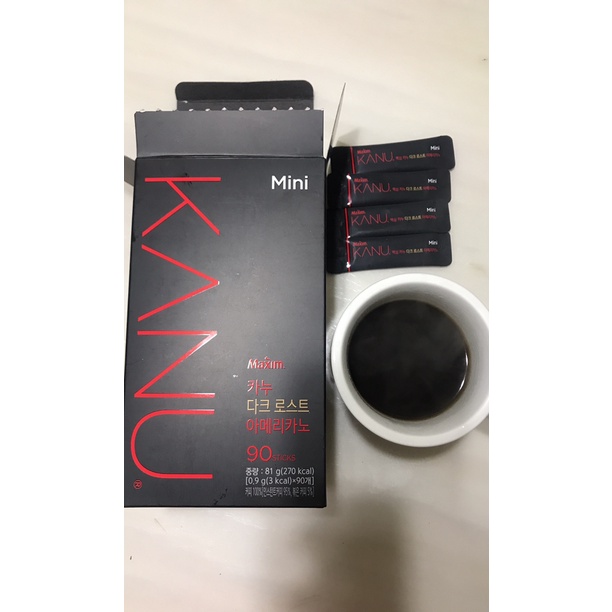 Hộp cà phê hòa tan Kanu Columbia Americano Dark Roast 90 gói, 100 gói