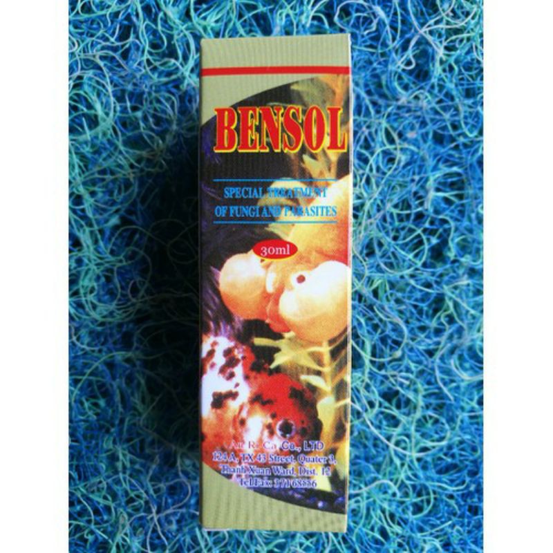 Bensol , diệt trừ nấm cho cá , diệt vi khuẩn có hại cho cá cảnh