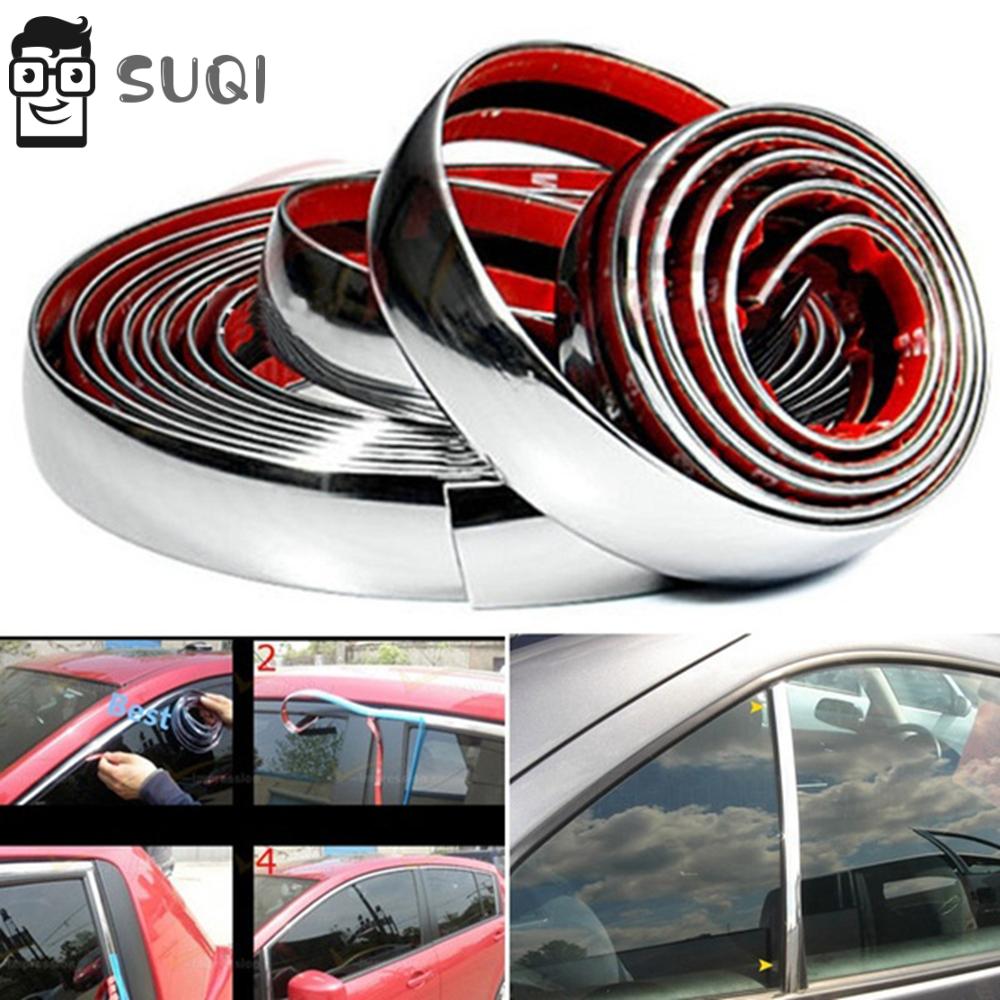 Cuộn băng dán viền cửa xe hơi mạ crom chống va đập tiện dụng | BigBuy360 - bigbuy360.vn