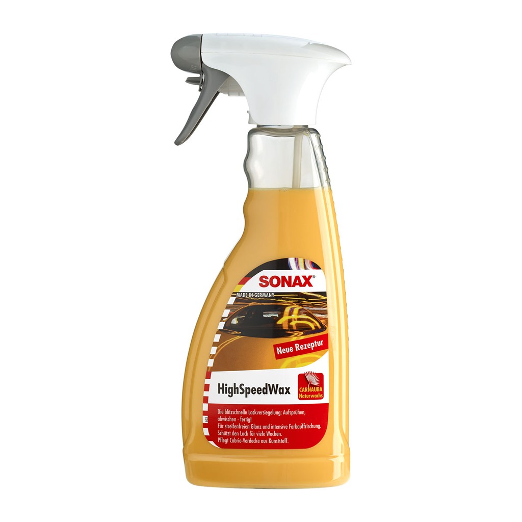 Đánh bóng nhanh sơn xe Sonax High Speed Wax 500ml
