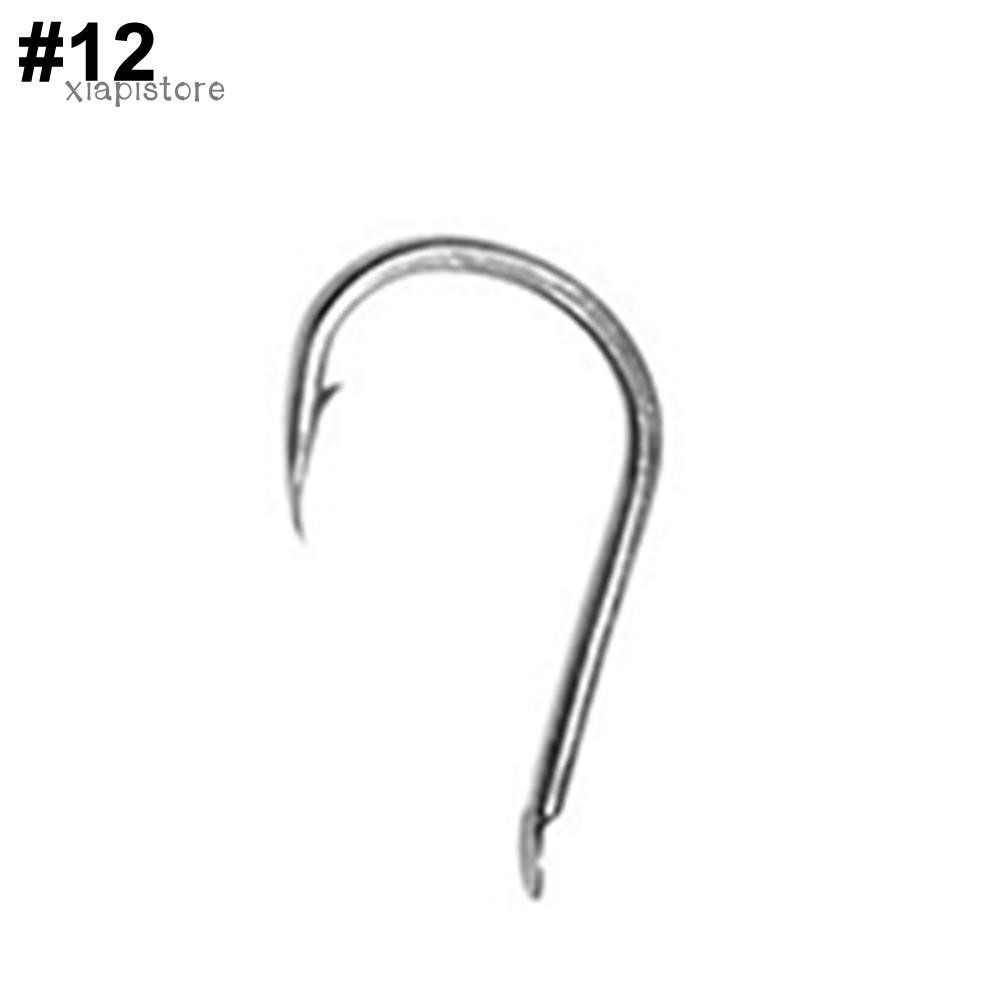 Hộp 100 lưỡi câu cá thép cacbon chất lượng cao