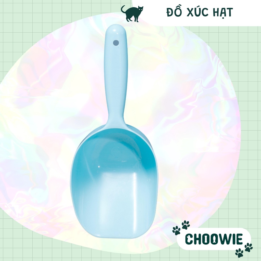 Thìa xúc hạt chó mèo nhiều màu sắc dễ thương và tiện lợi | Phụ kiện cho mèo