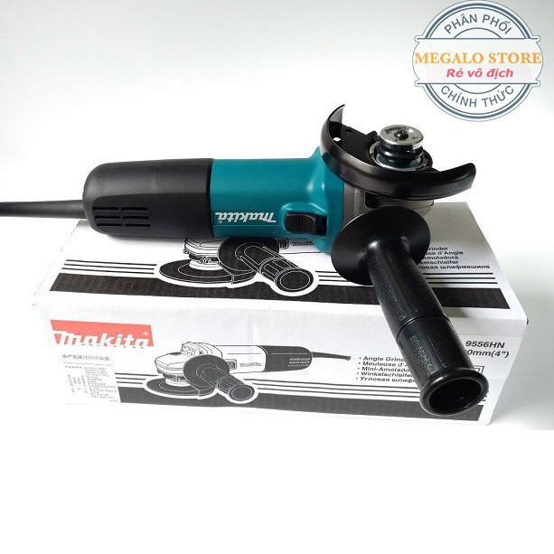 Máy Mài, Máy Cắt MAKITA 9556NB - Công tắc gạt đuôi - Công suất 840W - Mài, Cắt Sắt - Gỗ - Gạch - Tôn