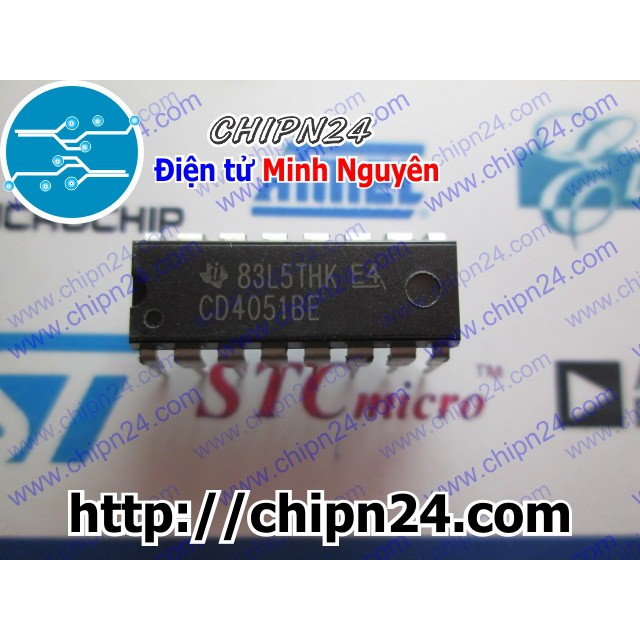 [3 CON] IC CD4051 DIP-16 (CD4051BE 4051)
