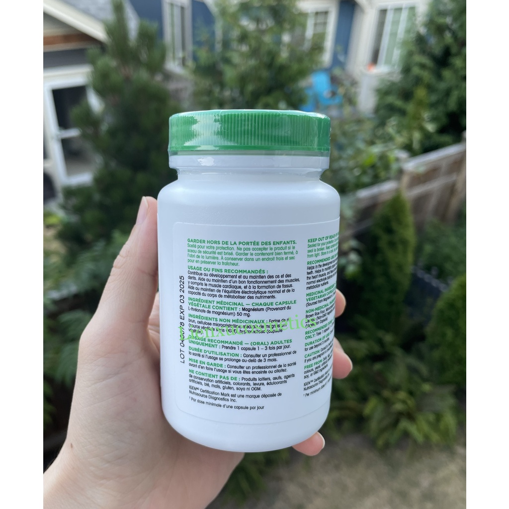 Viên uống Organika’s magnesium L- Threonate 50mg, hộp 90 viên
