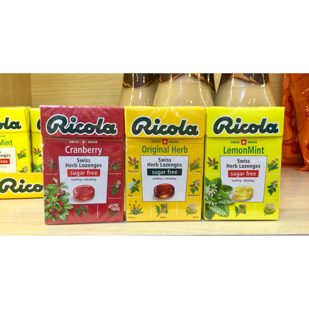 🐝 Kẹo ngậm đau họng thảo mộc Ricolag