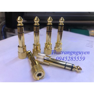 [Mã ELMSM3 giảm 20K đơn bất kì] Jack (rắc)chuyển tín hiệu loa từ 3.5 thành 6.5 hàng cao cấp