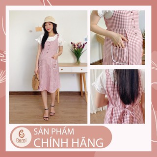 Đầm Bầu Công Sở Dáng Suông Mặc Bầu Và Sau Sinh Váy Bầu REMI Mặc Công Sở Mặc Đi Chơi Đều Đẹp 100% Cotton Mát Mịn