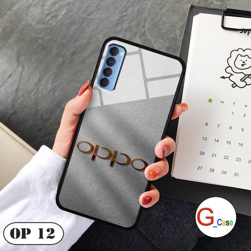 Ốp lưng Oppo Reno 4 Pro  - in hình 3D Logo điện thoại