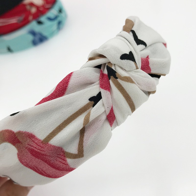 Băng Đô Vải Bản Rộng Thắt Nút Thời Trang Hàn Quốc