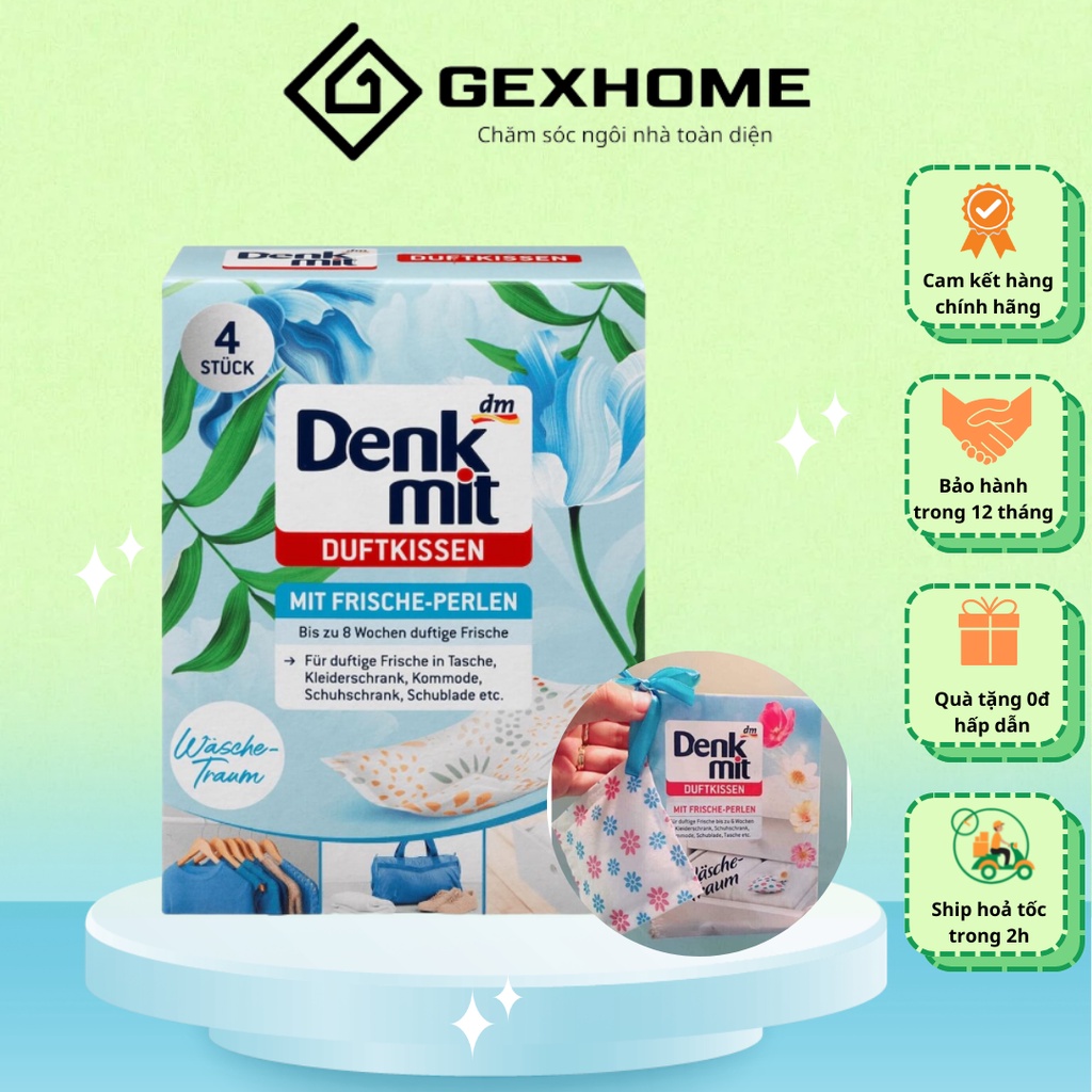 Túi thơm tủ quần áo Denkmit - [Nhập Đức] - GEXHOME