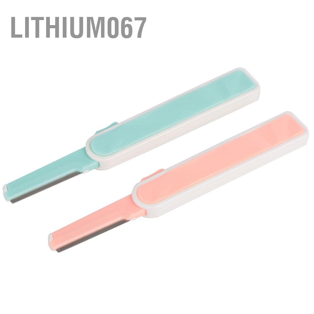 [Hàng mới về] Set 2 dao cạo tỉa tạo dáng lông mày có thể thu gọn