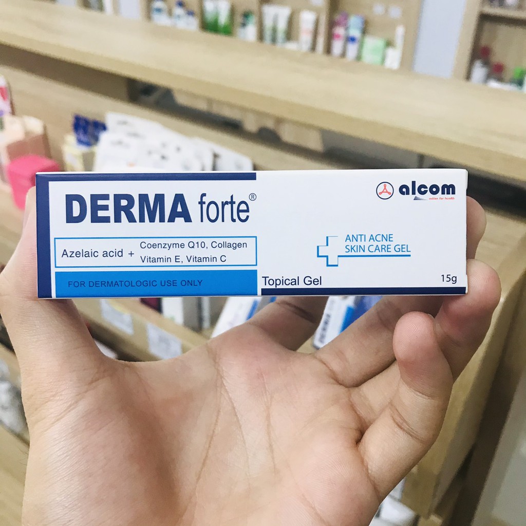 Gel Derma Forte Mờ Thâm Mụn Giảm Viêm Gamma Chemicals 15g