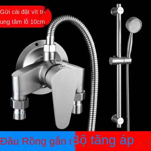 Van trộn nước năng lượng mặt trời Máy nước nóng bằng đồng toàn bộ phụ kiện kiểu cũ gắn trên bề mặt van vòi sen công tắc