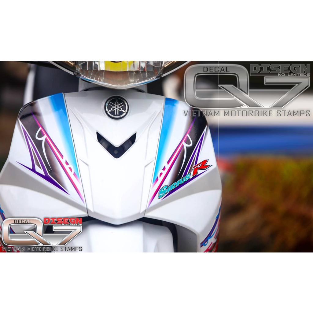 Tem Rời Sirius 110 xe trắng