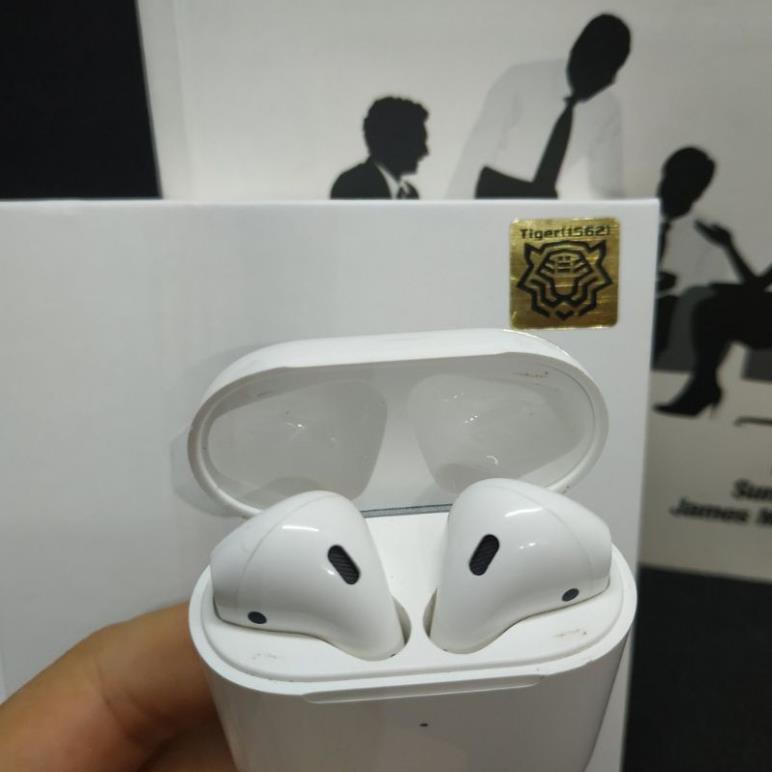 Tai Nghe Bluetooth Iphone Airpods 2 Chip Hỗ Vằn Louda 1562M [Định Vị - Đổi Tên - Sạc Khong Dây] - Pin 5h Hàng Siêu Cấp