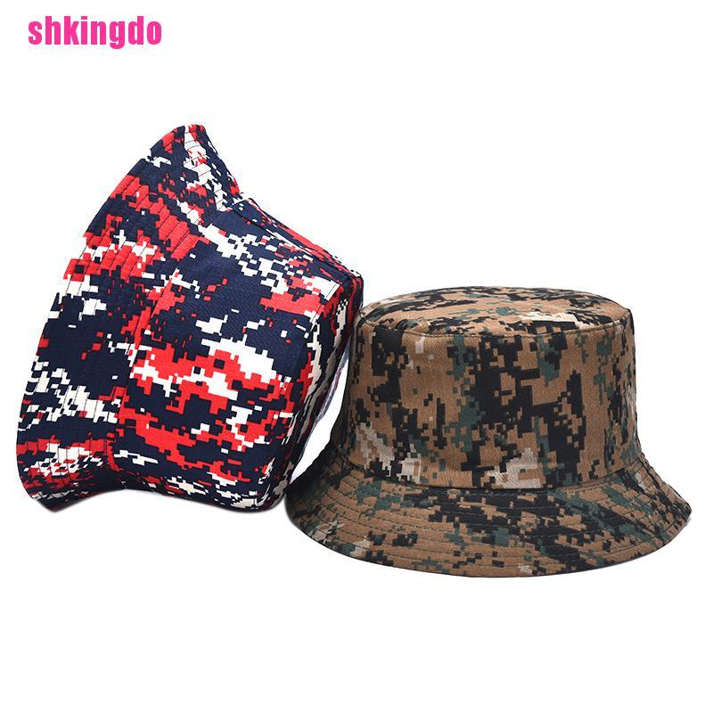 Nón bucket họa tiết rằn ri thời trang đi biển cho nam và nữ