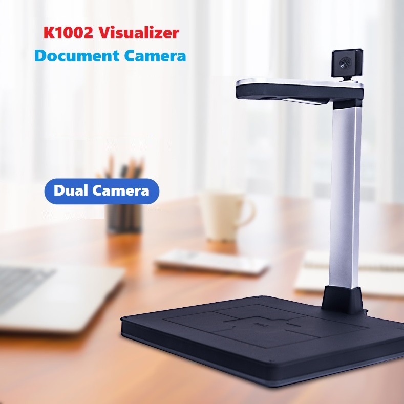 Máy chiếu vật thể 3 chiều K1002 tích hợp 2 camera cùng lúc - K1002 Visualizer Document Camera